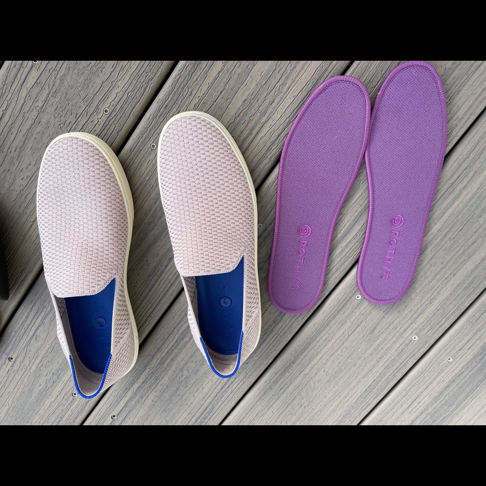 Rothy’s Whisper Grey Sneakers